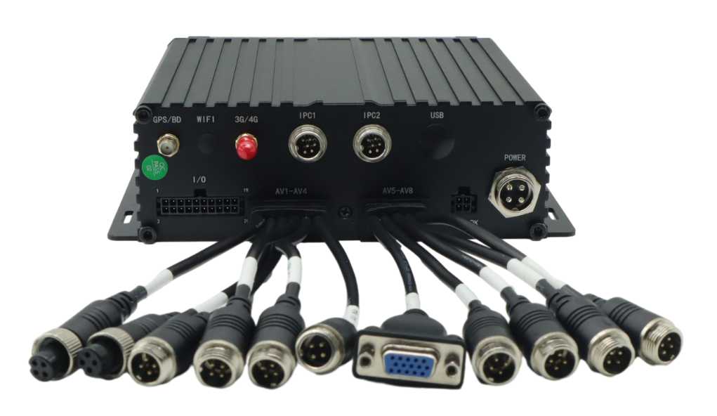 Мобилен DVR за возило со 8CH HDD со GPS Wi-Fi за камион