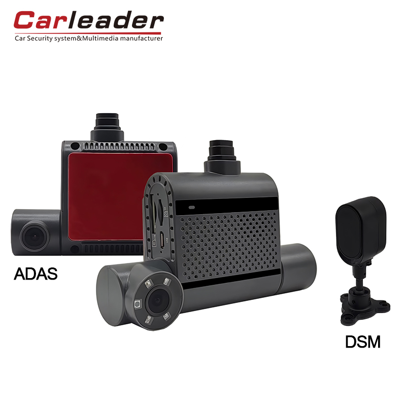 Carleader 3CH HD DVR снимање AI Dash камера за управување со флота