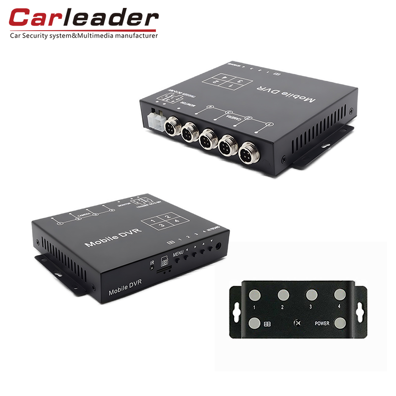 Carleader 4ch AHD 1080p Mini Mobile DVR поддршка TF Card Storage