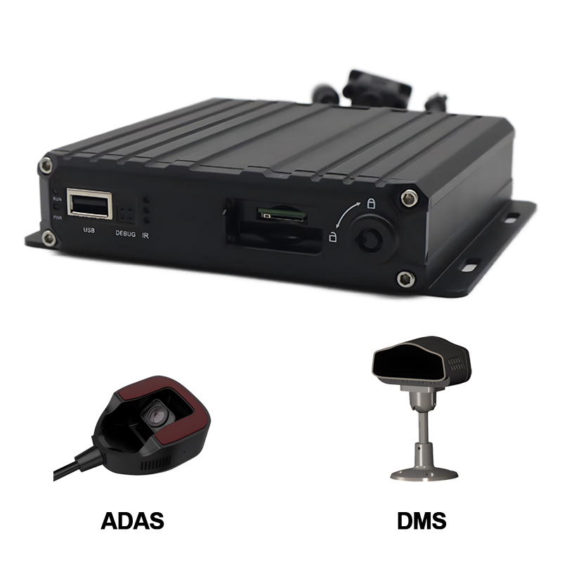 Carleader 4CH AI интелигентен мобилен DVR со DSM и ADAS камера