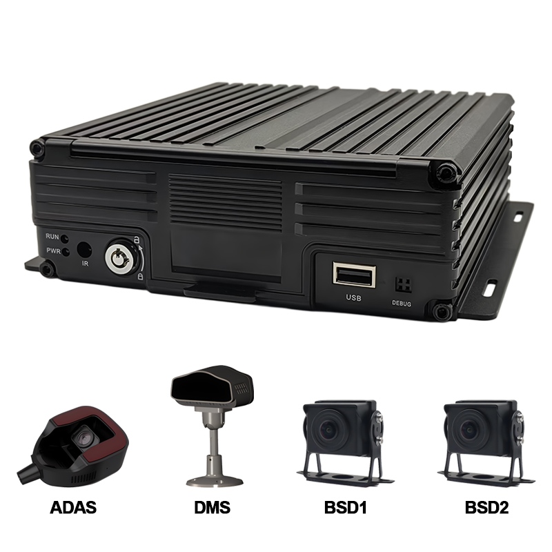 Подигнете го управувањето со безбедноста на вашата флота со Carleader 8CH AI HDD Mobile DVR Поддршка ADAS+DMS+BSD