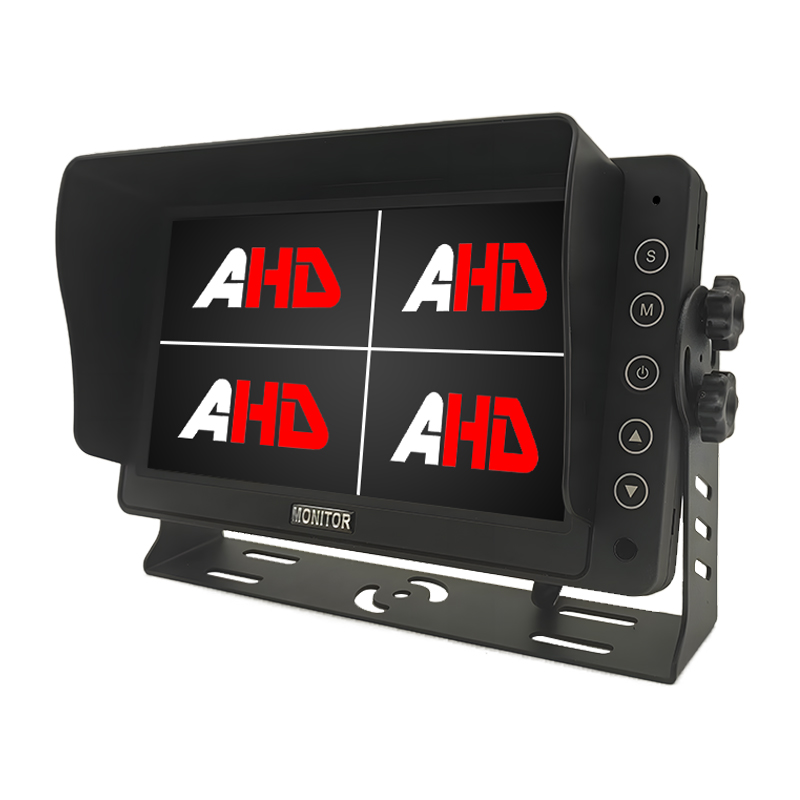 7 инчен монитор за возила со 4 влезови AHD и снимање 720P